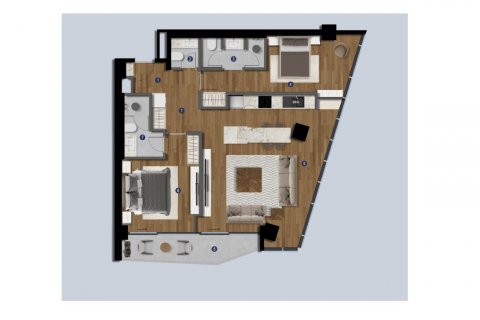 Apartment for sale in Sariyer, Istanbul, Turkey, 101m2, No. 176511 – photo 24