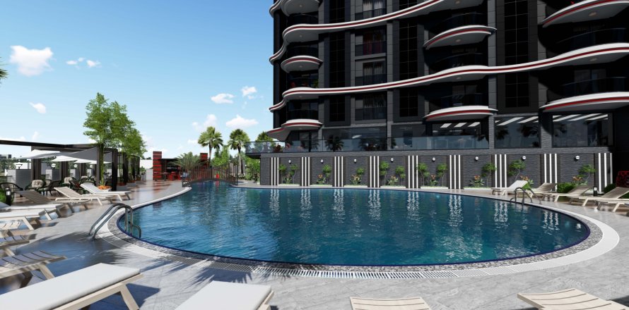 1+1 Lägenhet i Alanya, Antalya, Turkiet Nr. 185875