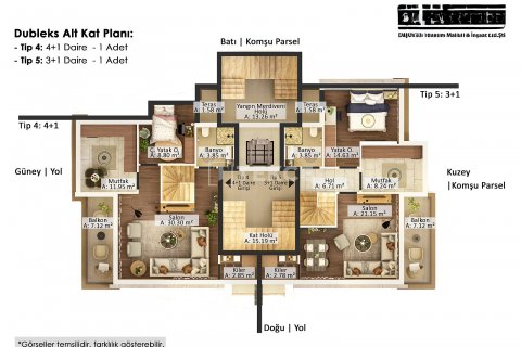 3+1 Leilighet i Antalya, Tyrkia Nr. 169157 - 13