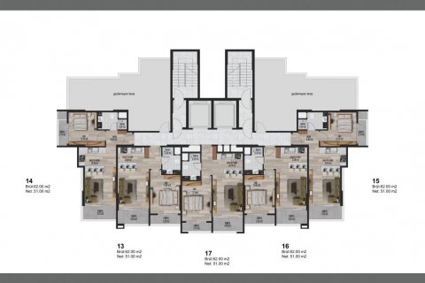 Wohnung  in Yenisehir, Schleimbeutel, Türkei Nr. 180178 - 20