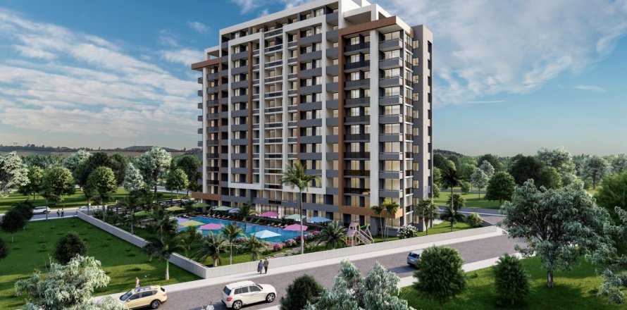 1+1 Lejlighed i Mersin, Tyrkiet Nr. 179531