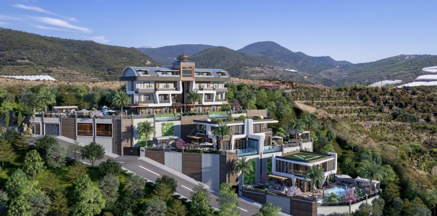 Villa i Kargicak, Alanya, Antalya, Tyrkiet Nr. 167268
