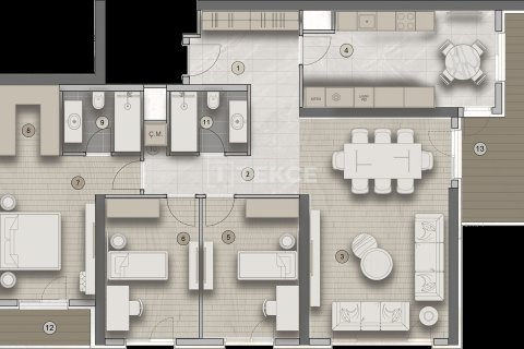 Продажа квартиры в Анкаре, Турция 4+1, 174м2, №161214 – фото 27