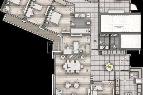Продажа квартиры в Анкаре, Турция 4+1, 174м2, №161214 – фото 22
