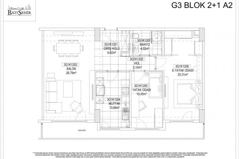 Apartment for sale  in Istanbul, Turkey, 119.6m2, No. 186409 – photo 11