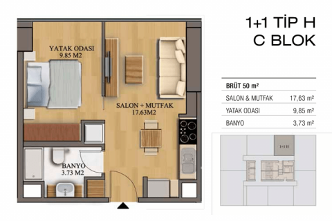 Wohnung in Istanbul, Türkei Nr. 186365 - 22