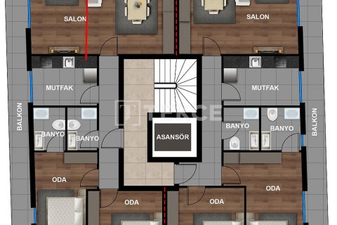 2+1 Lejlighed i Antalya, Tyrkiet Nr. 206522 - 6