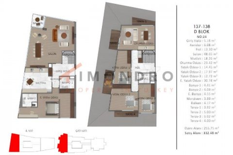 Продажа квартиры в Ускюдар, Стамбуле, Турция 4+1, 190м2, №206532 – фото 13