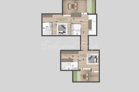 2+1 Villa  i Bodrum, Mugla, Turkiet Nr. 179345 - 12