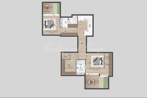 2+1 Villa  i Bodrum, Mugla, Turkiet Nr. 179345 - 18
