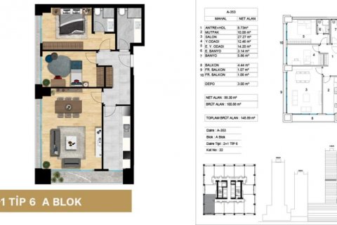 Leilighet  i Istanbul, Tyrkia Nr. 186357 - 19