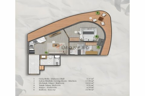 Daire 3+1 Beşiktaş, İstanbul, Türkiye №193350 - 21