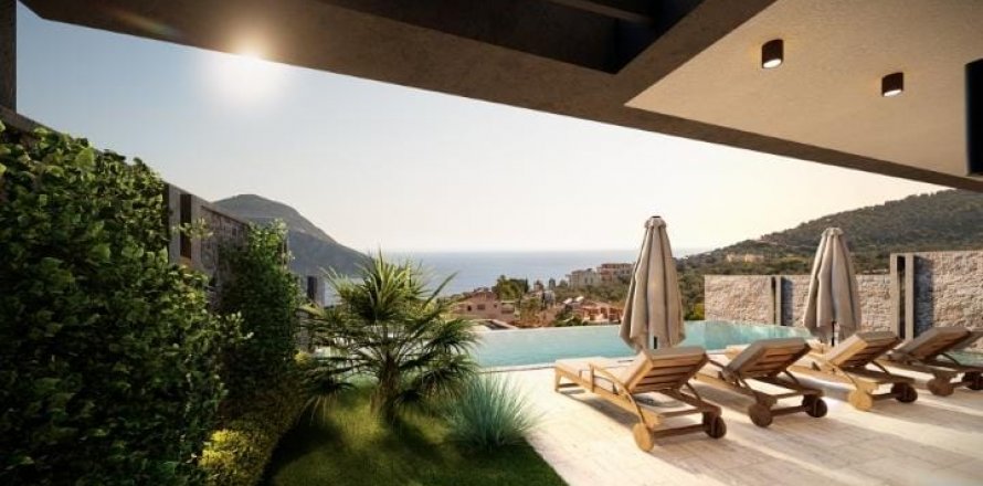 5+1 Villa  i Kalkan, Antalya, Tyrkia Nr. 169450