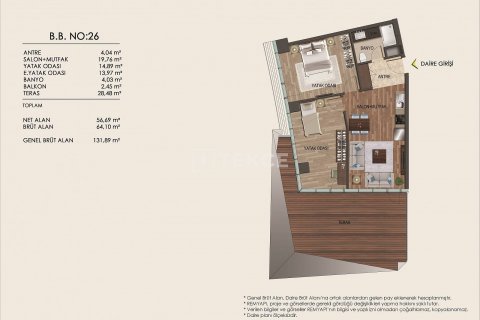 2+1 Leilighet  i Istanbul, Tyrkia Nr. 45255 - 23