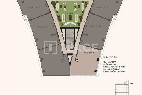 2+1 Leilighet  i Istanbul, Tyrkia Nr. 45255 - 10