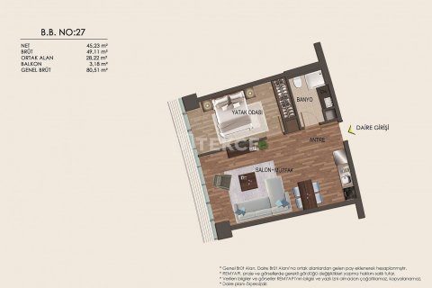 2+1 Leilighet  i Istanbul, Tyrkia Nr. 45255 - 24