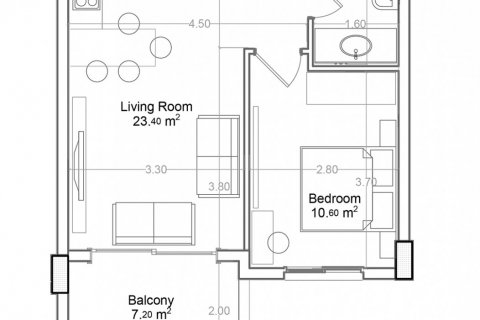 1+1 Apartment in Yekta Green Life Gazipasa Residence, Gazipasa, Antalya, Turkey No. 160720
