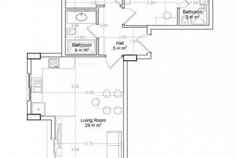 Квартира в Yekta Green Life Gazipasa Residence 2+1, Газипаша, Анталья, Турция №160729