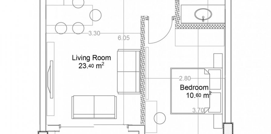 Квартира в Yekta Green Life Gazipasa Residence 1+1, Газипаша, Анталья, Турция №160780