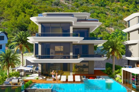 4+1 Villa i Alanya, Antalya, Tyrkiet Nr. 169834 - 3