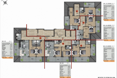 1+1 Lägenhet i Avsallar, Antalya, Turkiet Nr. 180052 - 24