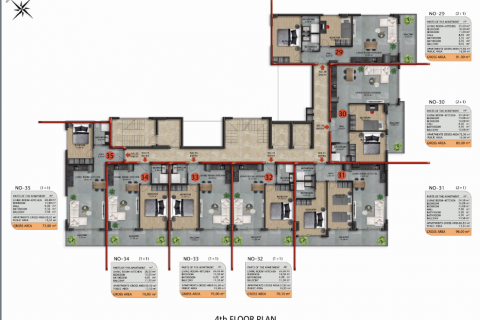 1+1 Lägenhet i Avsallar, Antalya, Turkiet Nr. 180052 - 22