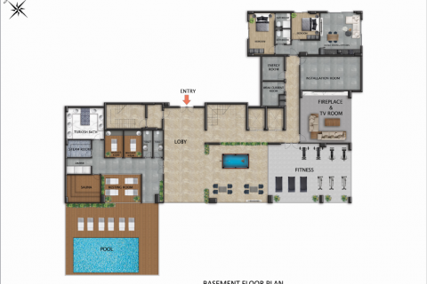 1+1 Lägenhet i Avsallar, Antalya, Turkiet Nr. 180052 - 17