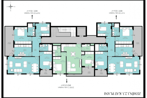 2+1 Lejlighed i Alanya, Antalya, Tyrkiet Nr. 183565 - 29