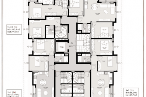 Apartment for sale  in Alanya, Antalya, Turkey, 1 bedroom, 58m2, No. 183564 – photo 18