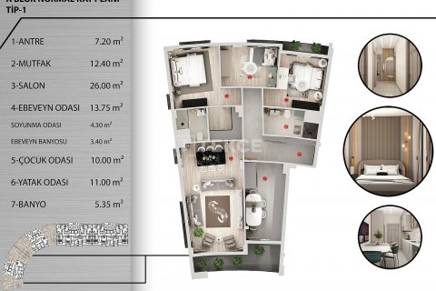 3+1 Leilighet i Antalya, Tyrkia Nr. 194100 - 29