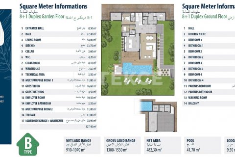 6+1 Villa i Bueyuekcekmece, istanbul, Turkiet Nr. 167764 - 22