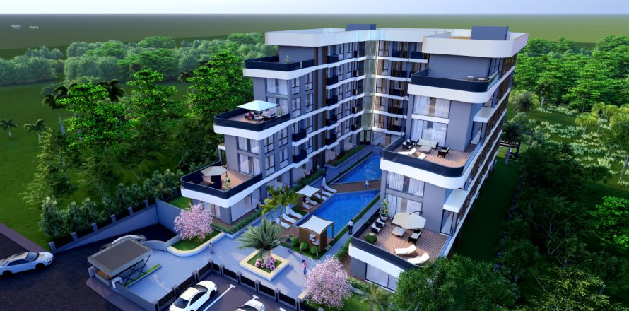 1+1 Leilighet  i Antalya, Tyrkia Nr. 169533