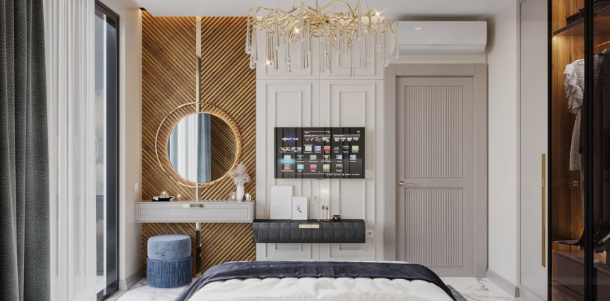 1+1 Lejlighed i Oba Downtown, Oba, Antalya, Tyrkiet Nr. 184365