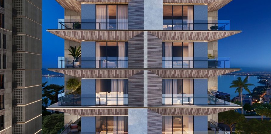 3+1 Lejlighed i La Mare Lara, Altintash, Antalya, Tyrkiet Nr. 182679