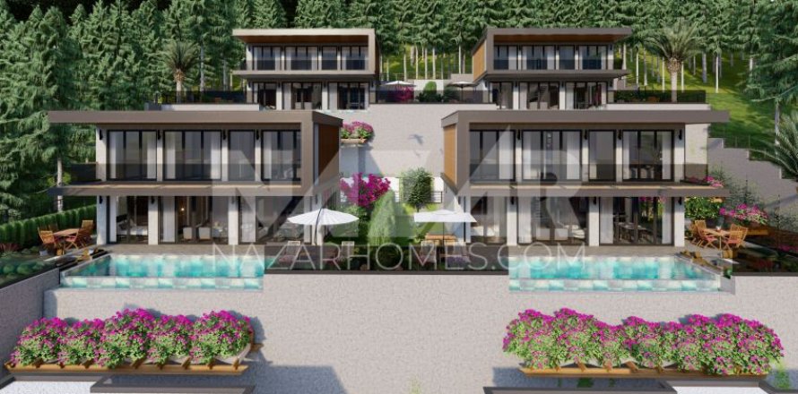 4+1 Lejlighed i Alanya, Antalya, Tyrkiet Nr. 167813
