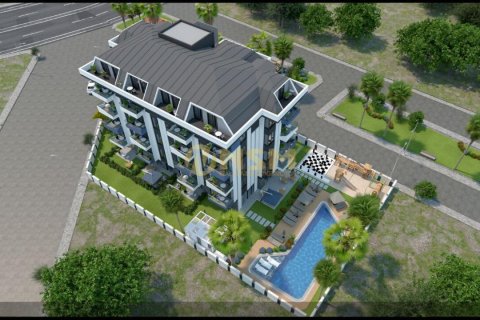 1+1 Lejlighed  i Alanya, Antalya, Tyrkiet Nr. 179785 - 2