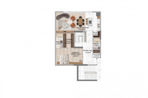 2+1 Leilighet i Palma Residence, Konyaalti, Antalya, Tyrkia Nr. 178209 - 2