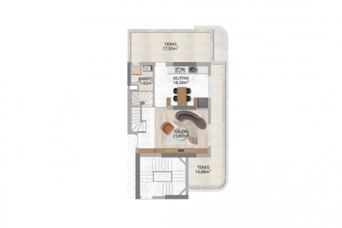 Daire Palma Residence 2+1, Konyaaltı, Antalya, Türkiye №178211 - 2