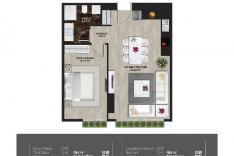 Leilighet  i Istanbul, Tyrkia Nr. 186092 - 28