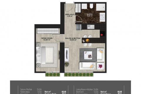 Leilighet  i Istanbul, Tyrkia Nr. 186092 - 27