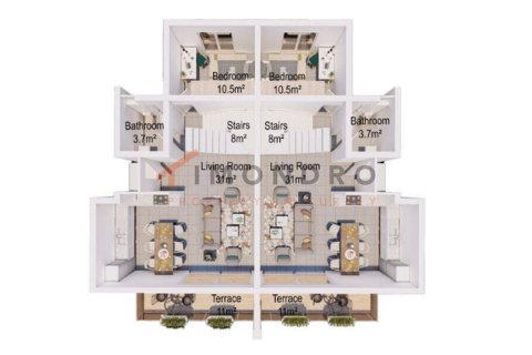 Продажа виллы  в Эсентепе, Гирне, Северный Кипр 3+1, 190м2, №184068 – фото 23