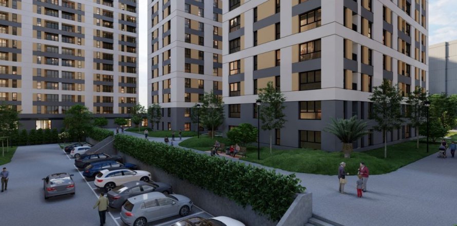 2+1 Lejlighed i Kaper Sitesi, Istanbul, Tyrkiet Nr. 161688