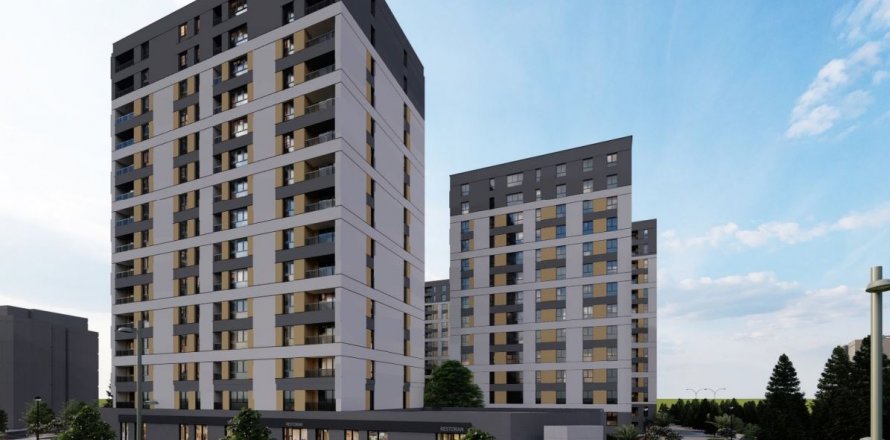 3+1 Leilighet i Kaper Sitesi, Istanbul, Tyrkia Nr. 161689