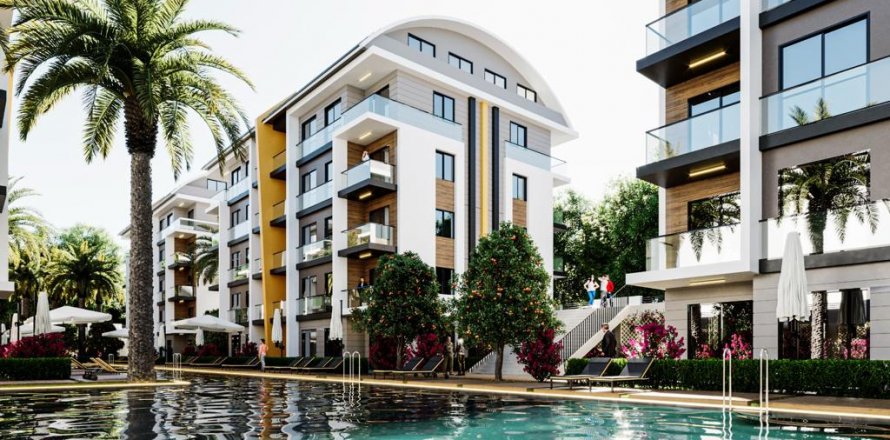 Daire 1+1 Alanya, Antalya, Türkiye №179483