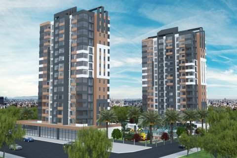 آپارتمان در  Mersin ، ترکیه 1 خوابه ، 83 متر مربع.  شماره 179484