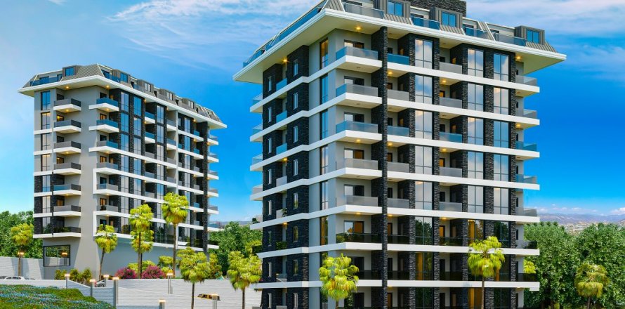 1+1 Lejlighed i Alanya, Antalya, Tyrkiet Nr. 179485