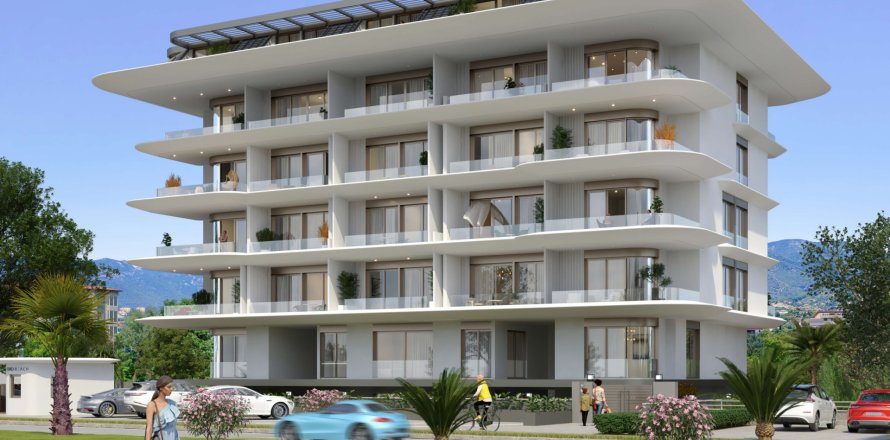 1+1 Lejlighed i Alanya, Antalya, Tyrkiet Nr. 185884
