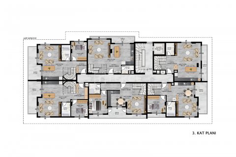 Daire 2+1 Alanya, Antalya, Türkiye №169552 - 5