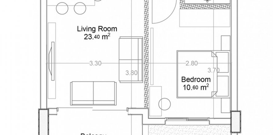 Квартира в Yekta Green Life Gazipasa Residence 1+1, Газипаша, Анталья, Турция №160710
