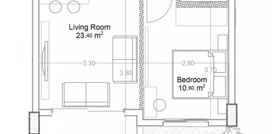 1+1 Wohnung in Yekta Green Life Gazipasa Residence, Gazipasa, Antalya, Türkei Nr. 160712